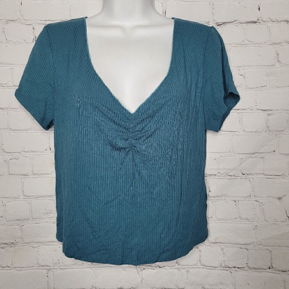 ‎Women's Thermal V Neck Tee XL